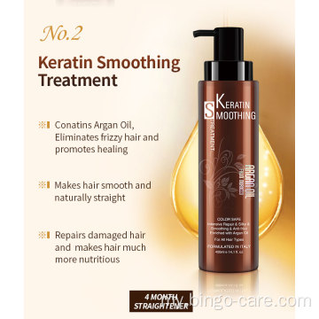 Keratin Argan Oil သည် Nourishing Moisture Shampo ကို ရှင်းလင်းစေသည်။